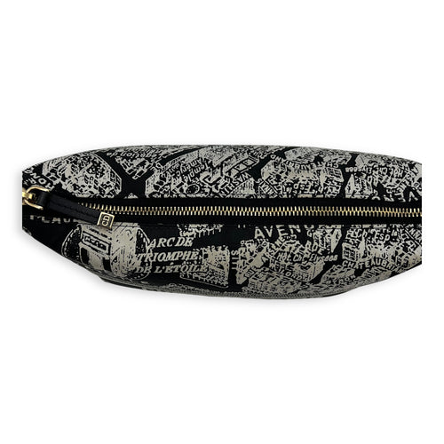 Christian Dior Norma Top Handle Bag Black in Canvas, Silver hardware_10