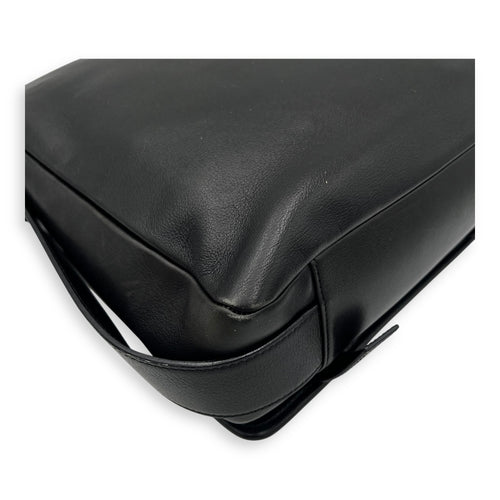 Loewe Vintage Crossbody Bag Black in Calfskin, Silver hardware_15