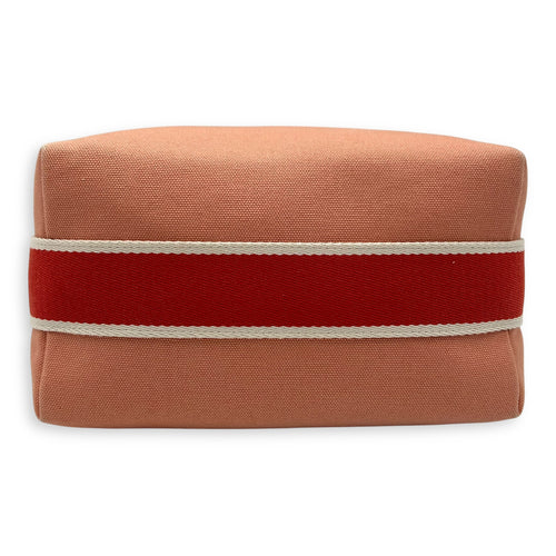 Hermès Bride a Brac  Orange in Canvas, Silver hardware_5