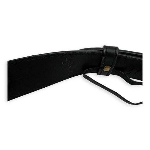 Gucci GG Marmont Belt Bag Black in Calfskin, Gold hardware_8