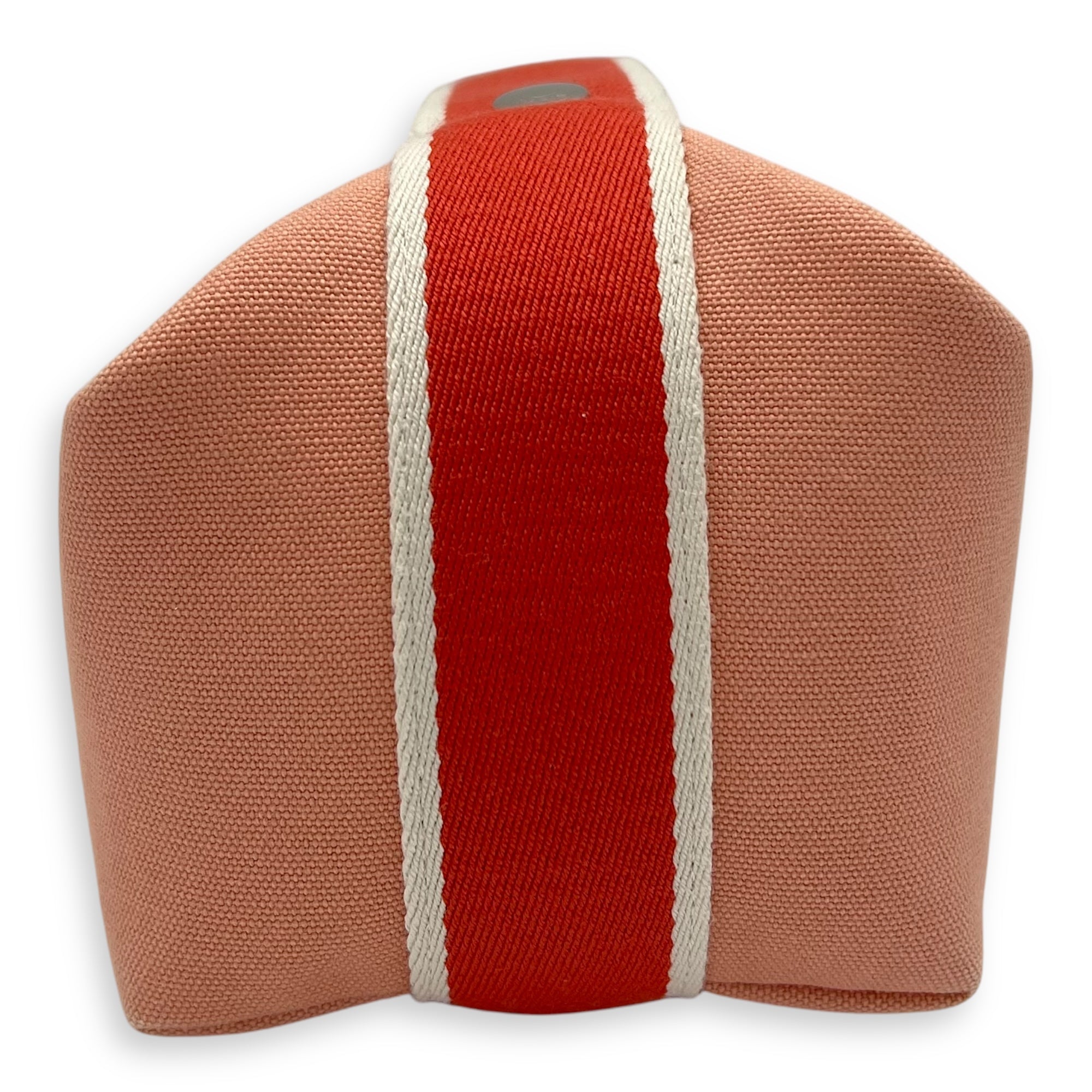 Hermès Bride a Brac  Orange in Canvas, Silver hardware_4