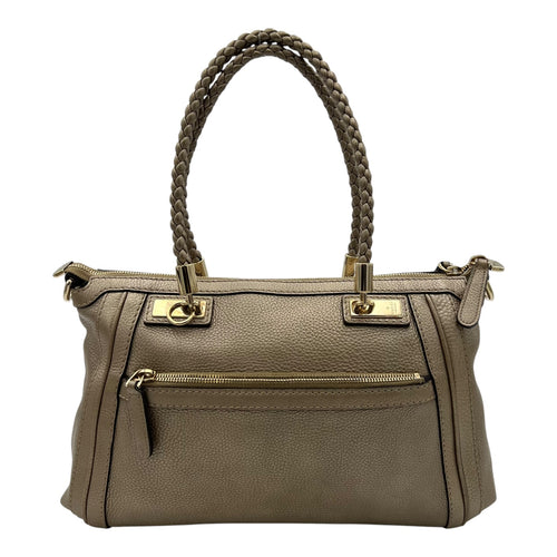 Gucci Twist Shoulder Bag Gold in Calfskin, Gold hardware_1