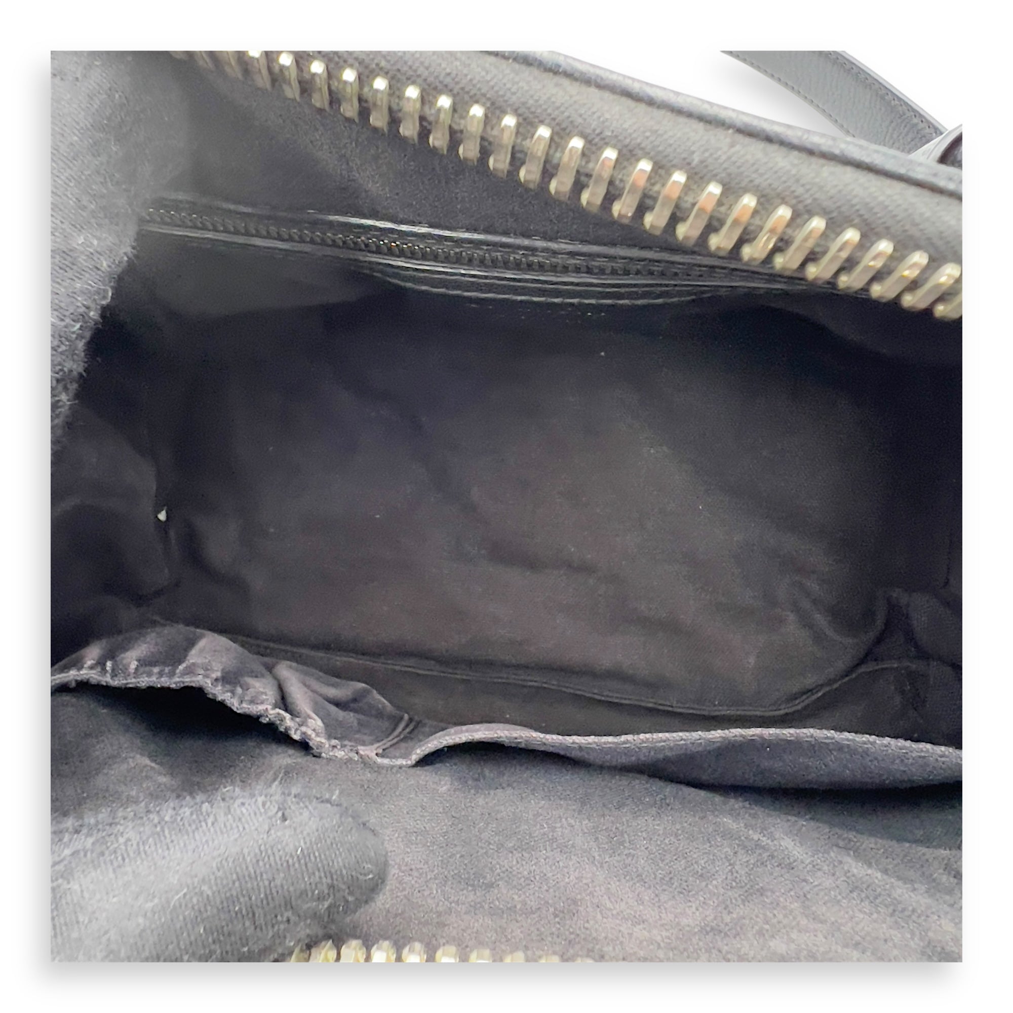 Givenchy Antigona Black Top Handle Bag in Goat Leather, Silver hardware_6