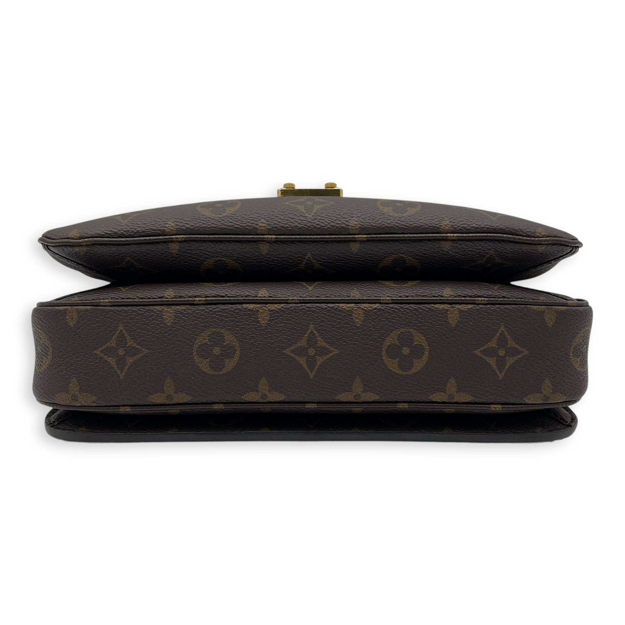 Louis Vuitton Metis Brown Crossbody Bag in Monogram Coated Canvas, Gold hardware_5