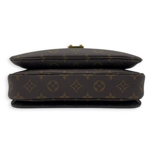 Louis Vuitton Metis Brown Crossbody Bag in Monogram Coated Canvas, Gold hardware_5