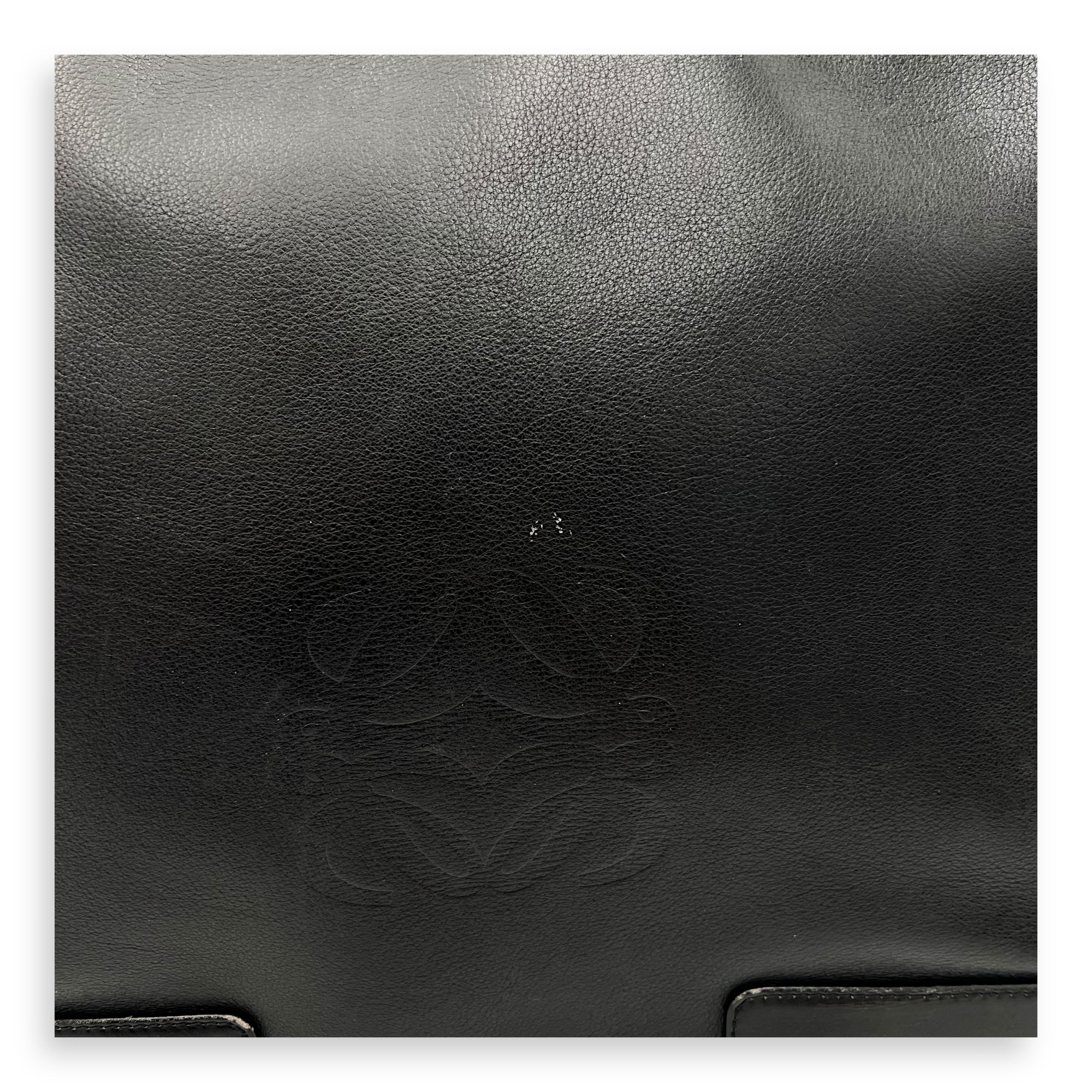 Loewe Vintage Crossbody Bag Black in Calfskin, Silver hardware_7