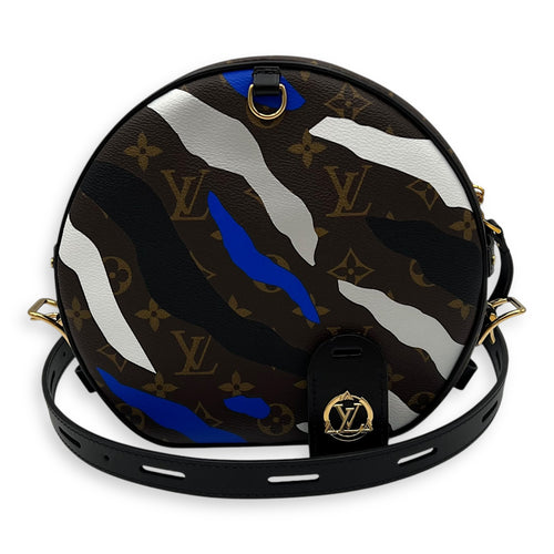 Louis Vuitton X LOL Boite Chapeau Souple MM Brown Crossbody Bag in Monogram Coated Canvas, Gold hardware_7
