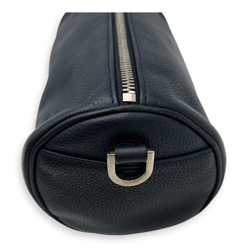 Christian Dior Roller Crossbody Bag Small Blue in Calfskin, Silver hardware_9