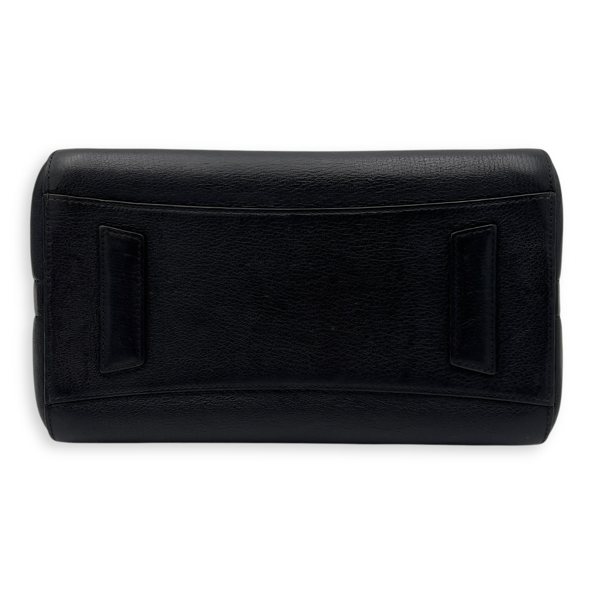 Givenchy Antigona Black Top Handle Bag in Goat Leather, Silver hardware_5