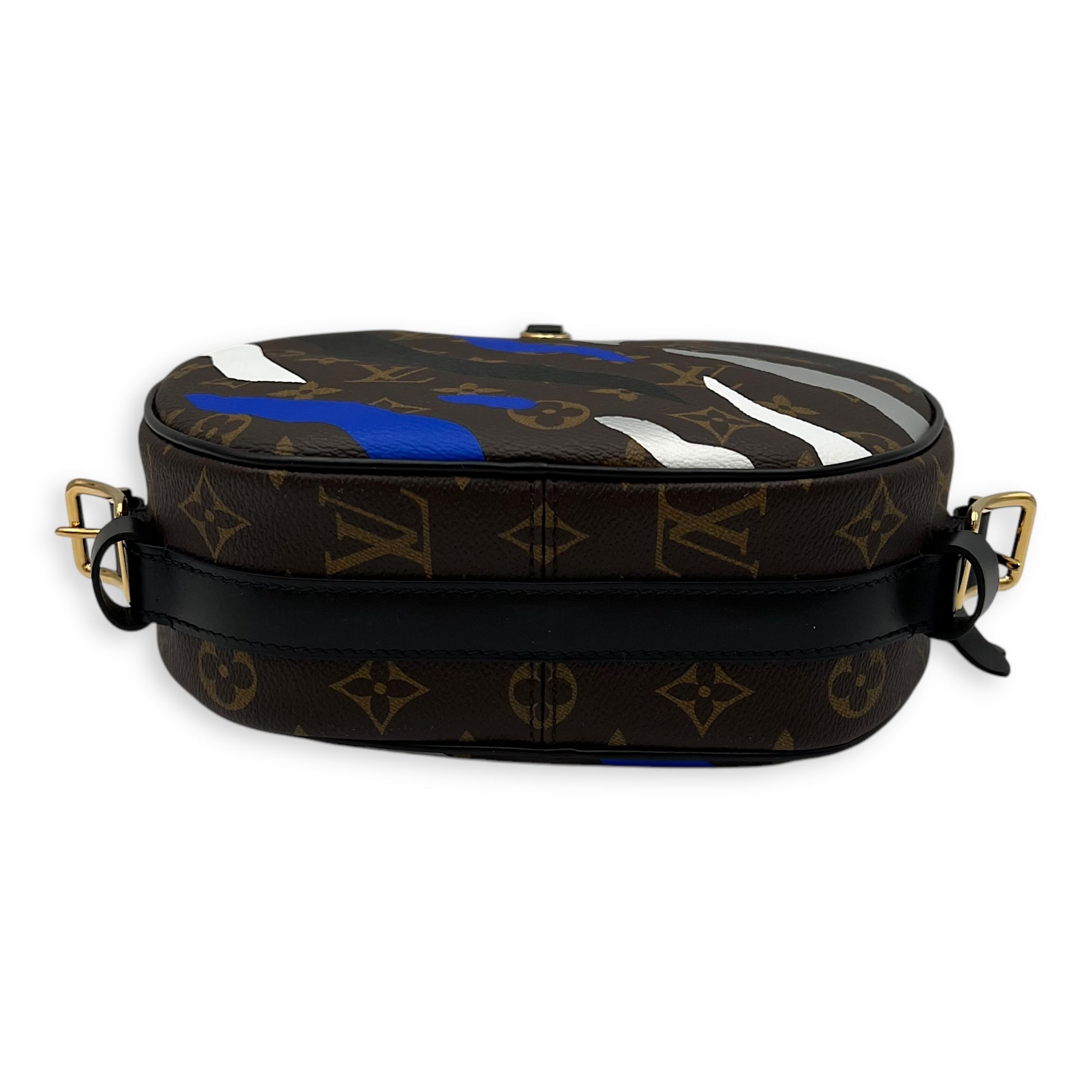 Louis Vuitton X LOL Boite Chapeau Souple MM Brown Crossbody Bag in Monogram Coated Canvas, Gold hardware_5