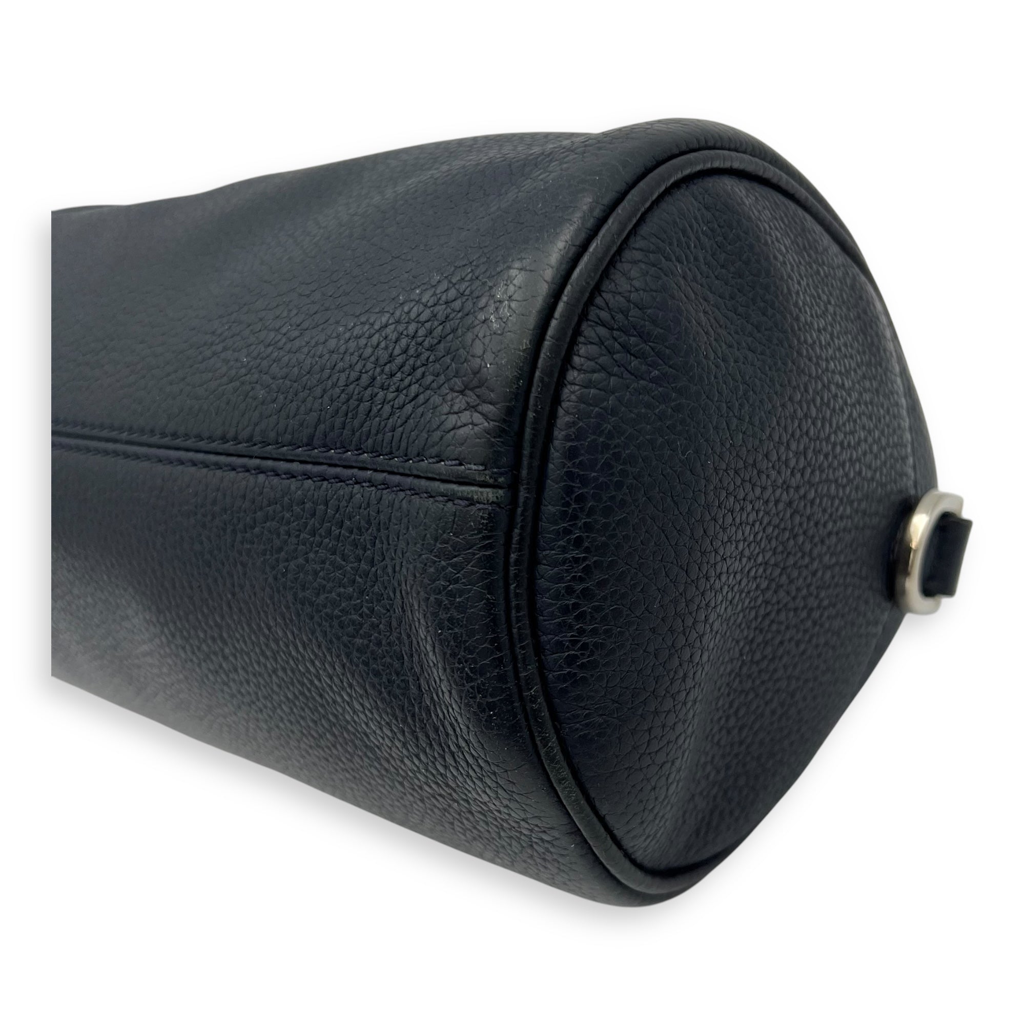 Christian Dior Roller Crossbody Bag Small Blue in Calfskin, Silver hardware_8