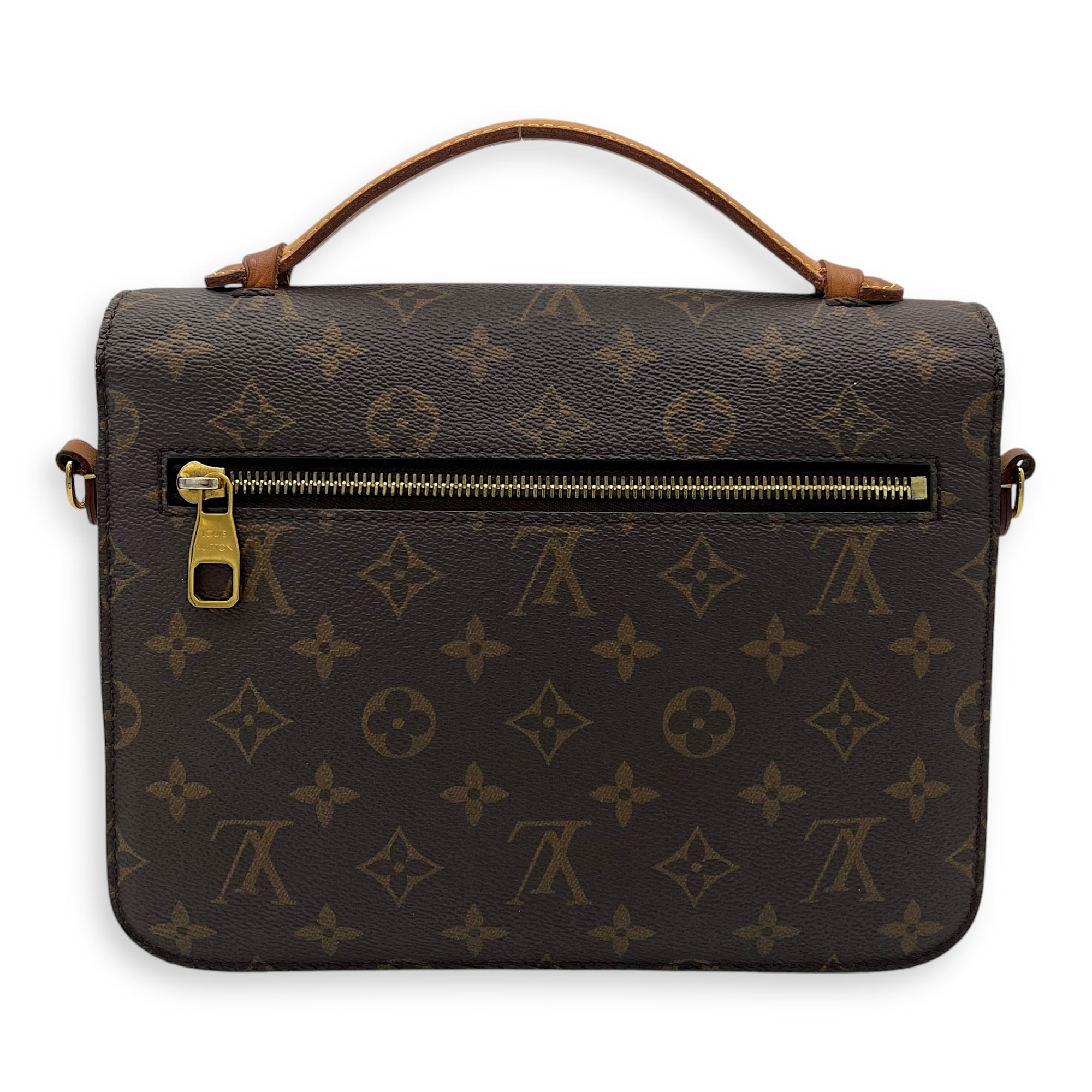 Louis Vuitton Metis Brown Crossbody Bag in Monogram Coated Canvas, Gold hardware_2