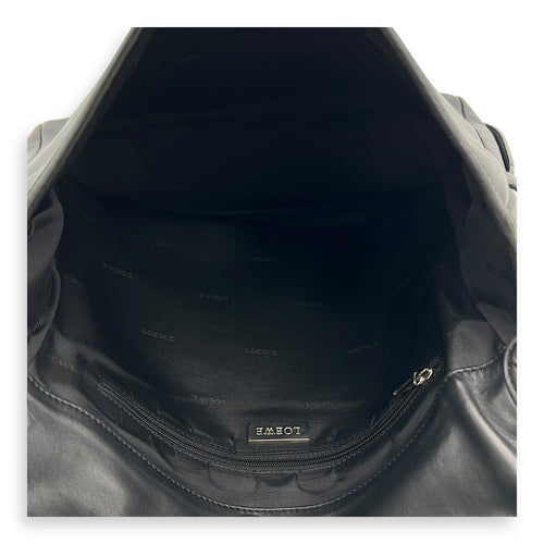Loewe Vintage Crossbody Bag Black in Calfskin, Silver hardware_6