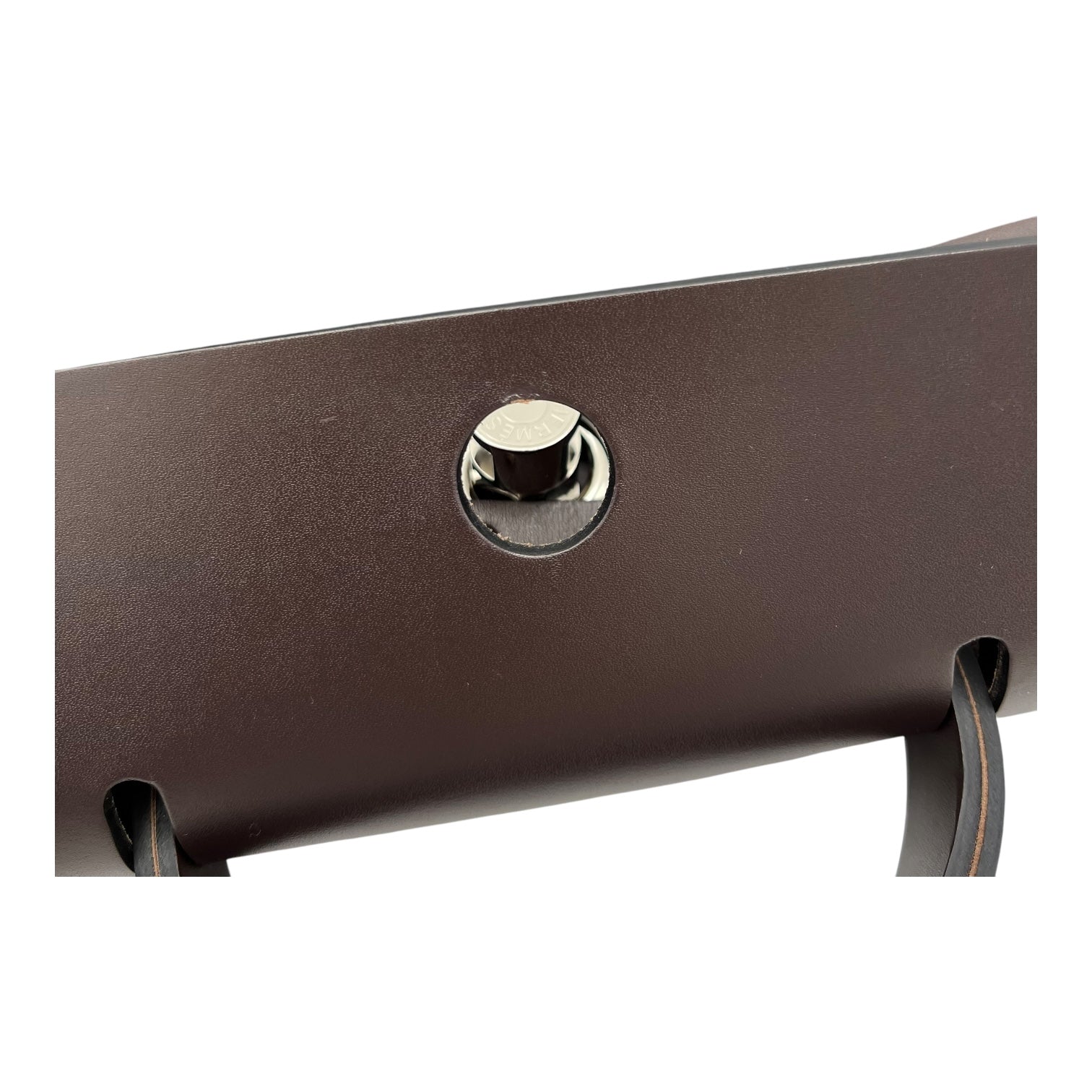 Hermès Herbag Black in Canvas, Palladium hardware_10