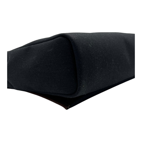 Hermès Herbag Black in Canvas, Palladium hardware_9
