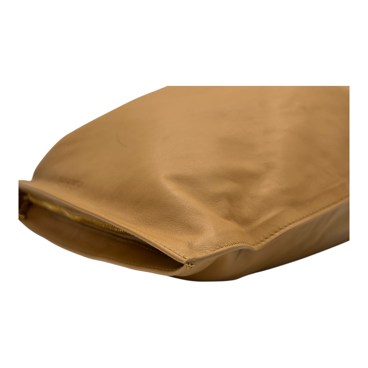 Bottega Veneta Twist Top Handle Bag Brown in Calfskin, Gold hardware_11