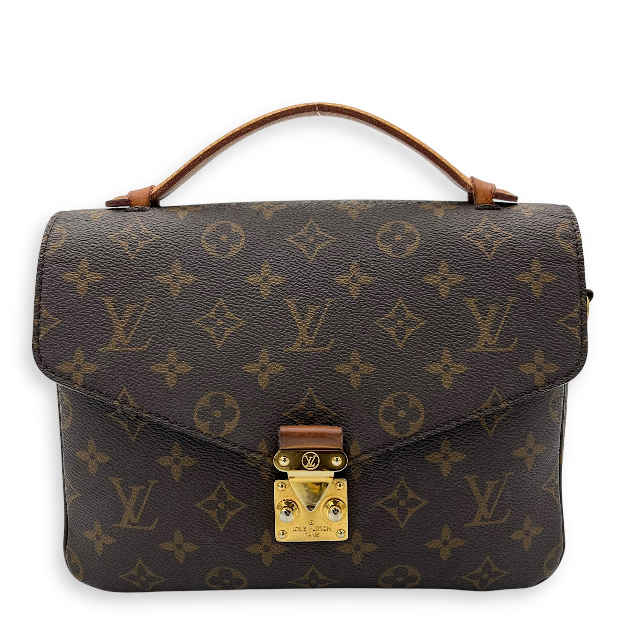 Louis Vuitton Metis Brown Crossbody Bag in Monogram Coated Canvas, Gold hardware_1