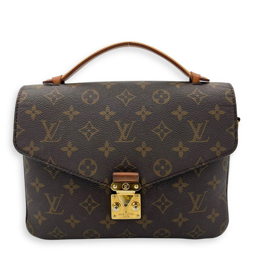 Louis Vuitton Metis Brown Crossbody Bag in Monogram Coated Canvas, Gold hardware_1