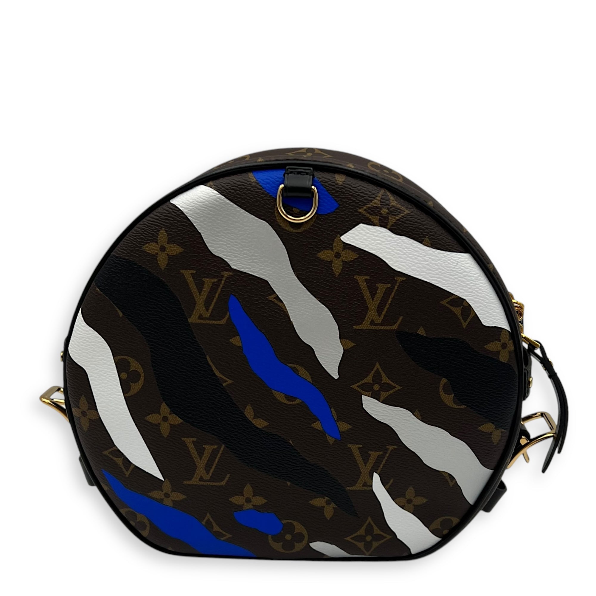 Louis Vuitton X LOL Boite Chapeau Souple MM Brown Crossbody Bag in Monogram Coated Canvas, Gold hardware_1