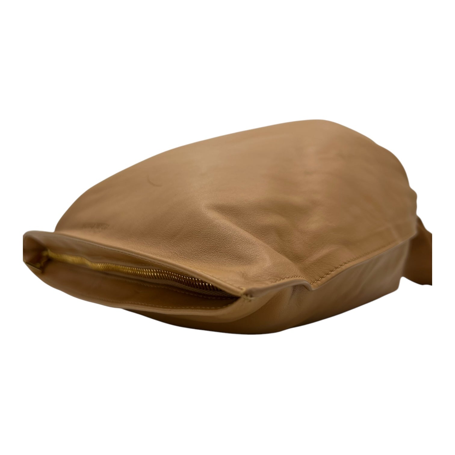 Bottega Veneta Twist Top Handle Bag Brown in Calfskin, Gold hardware_10