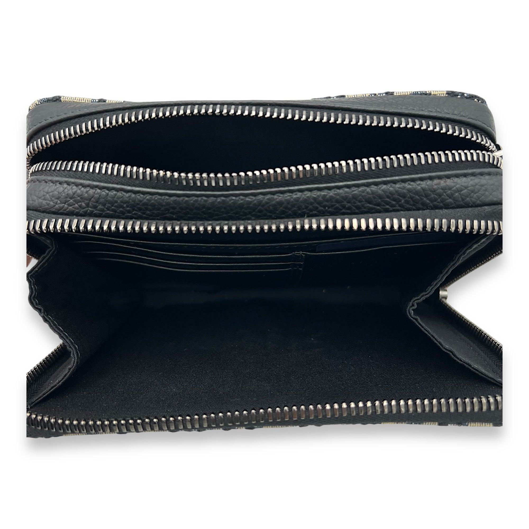 Christian Dior Zipped Pouch Oblique Blue Crossbody Bag in Jacquard, Gold hardware_6