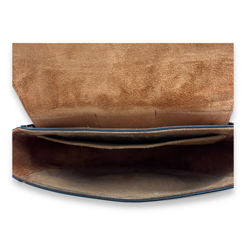 Celine Camarat Crossbody Bag Brown in Calfskin, Gold hardware_6