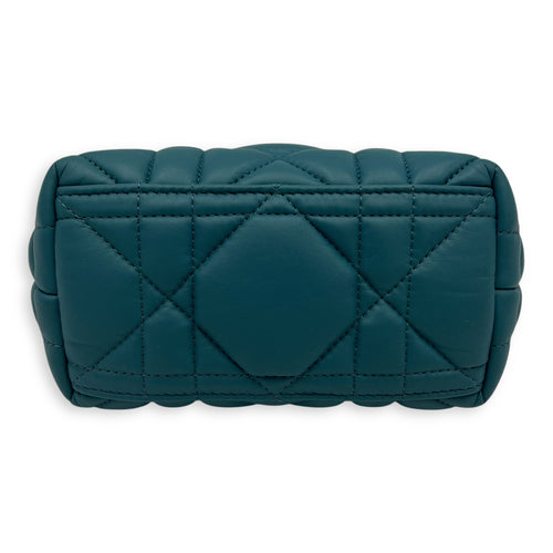 Christian Dior Nomad Pouch Blue in Lambskin, Gold hardware_5