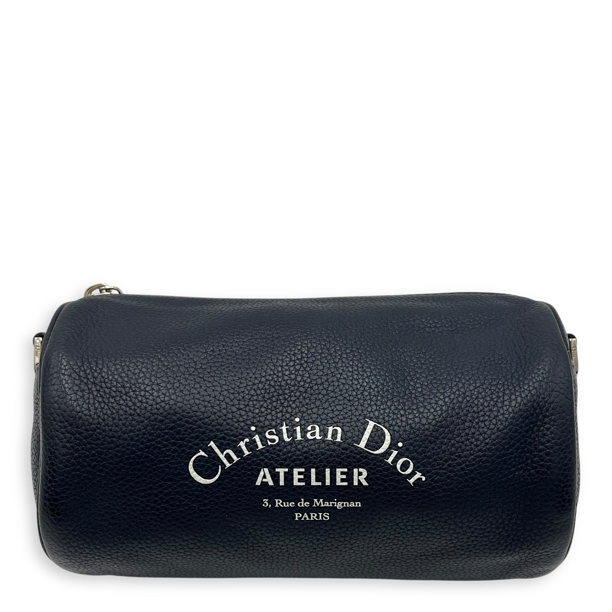 Christian Dior Roller Crossbody Bag Small Blue in Calfskin, Silver hardware_1