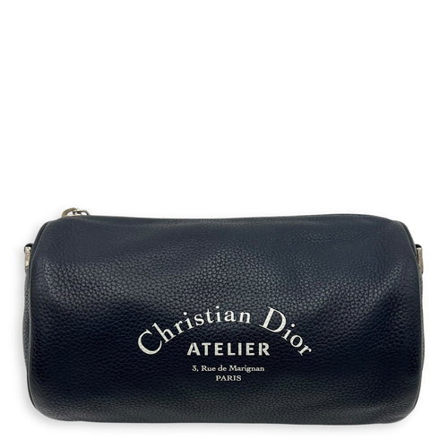 Christian Dior Roller Crossbody Bag Small Blue in Calfskin, Silver hardware_1