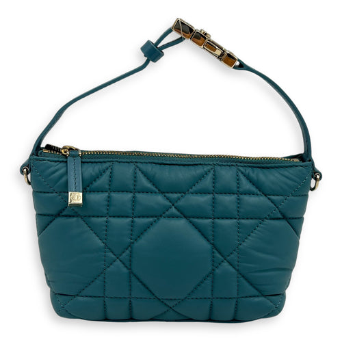 Christian Dior Nomad Pouch Blue in Lambskin, Gold hardware_1