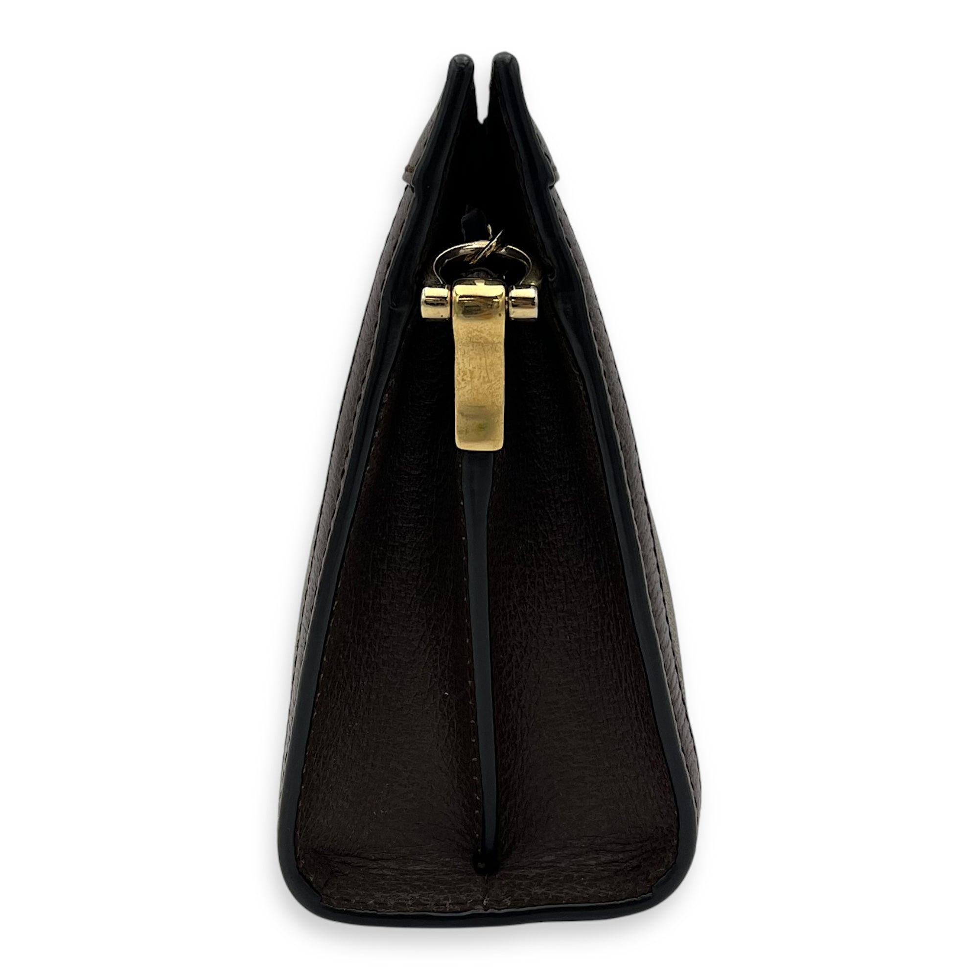 Gucci Ophidia Crossbody Bag Brown in Coated Canvas, Gold hardware_4