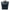 North South Tote Damier Top Handle Bag Blue in Coated Canvas, black hardware