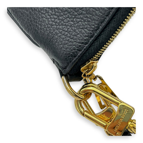 Multi-Pochette Accessoires Shoulder Bag Black in Empreinte Leather, Gold hardware