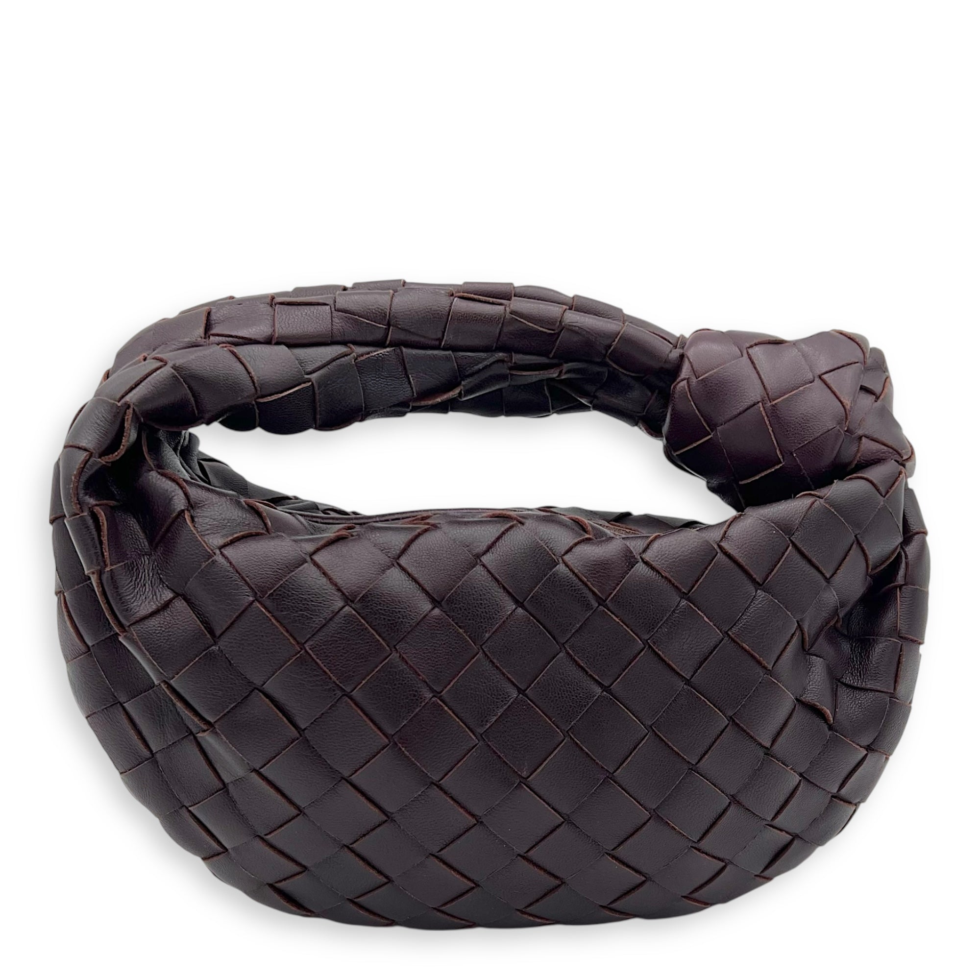 Jodie Clutch maroon in Calfskin, Gold hardware