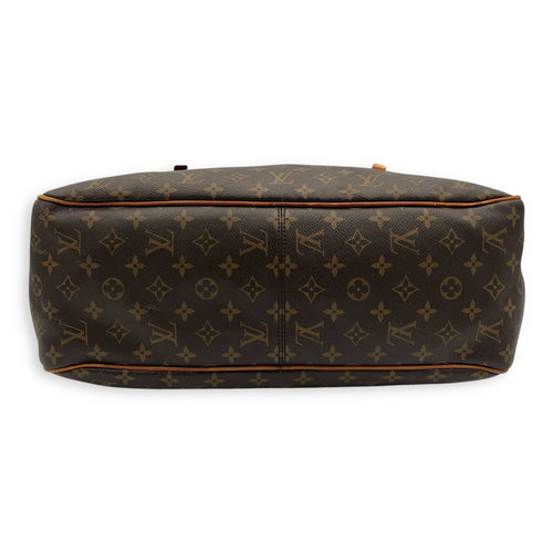Delightful Shoulder Bag GM Brown in Monogram Coated Canvas, Gold hardware