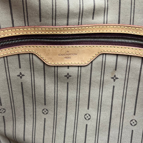 Delightful Shoulder Bag GM Brown in Monogram Coated Canvas, Gold hardware