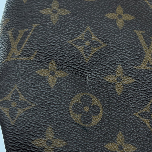 Delightful Shoulder Bag GM Brown in Monogram Coated Canvas, Gold hardware
