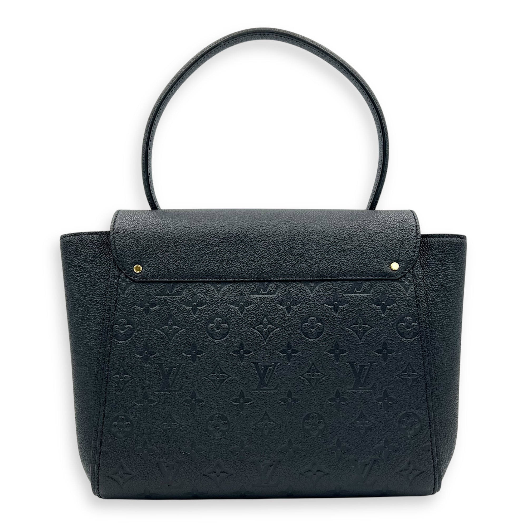 Trocadero Shoulder Bag Black in Empreinte Leather, Gold hardware