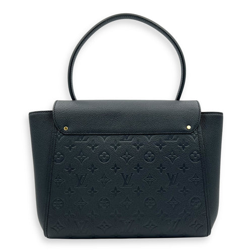 Trocadero Shoulder Bag Black in Empreinte Leather, Gold hardware
