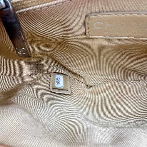 Chain Around Shoulder Bag Brown in Calfskin, Silver hardware