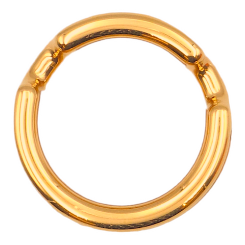 Olympre Small Gold Ring in Epsom, Gold hardware