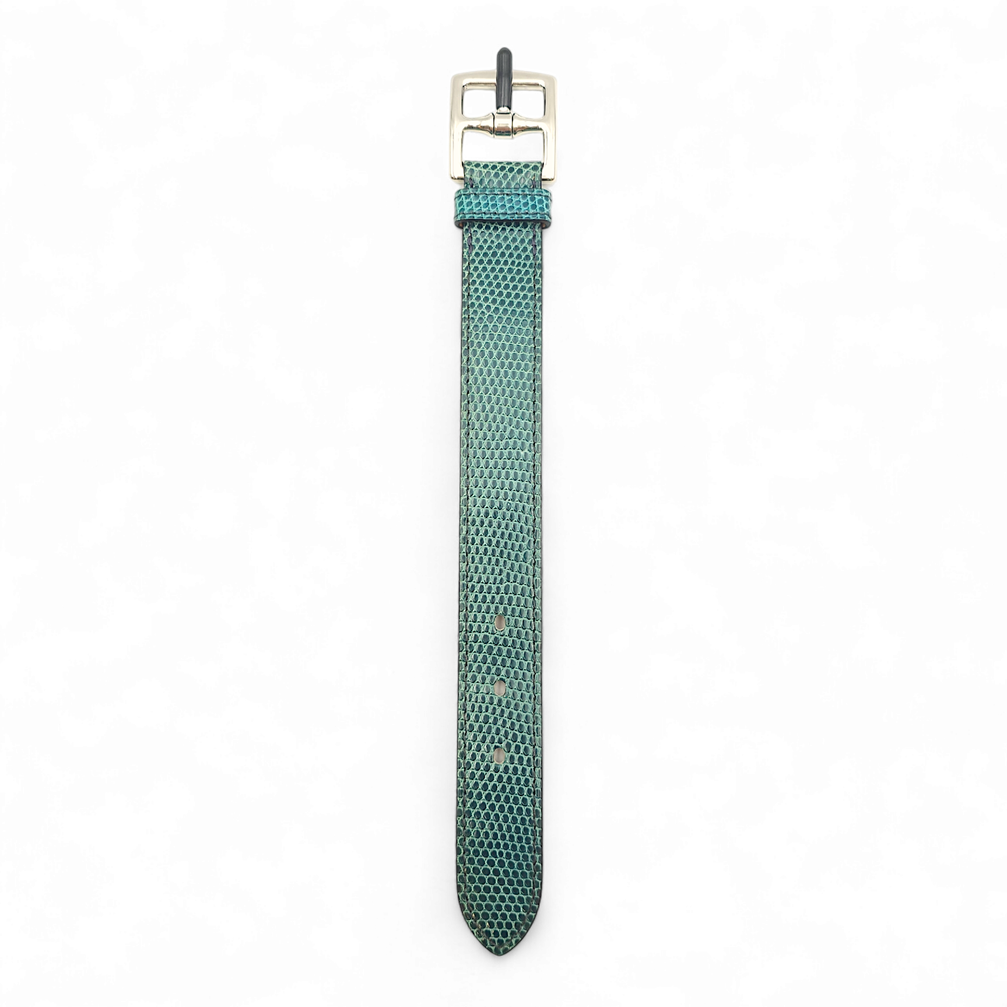 Etriviere Bleu Petrole Bracelet in Lizard, Palladium hardware