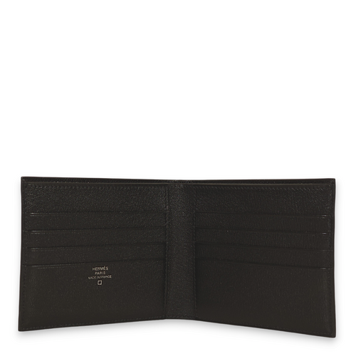 MC2 Black Wallet in Matte Alligator