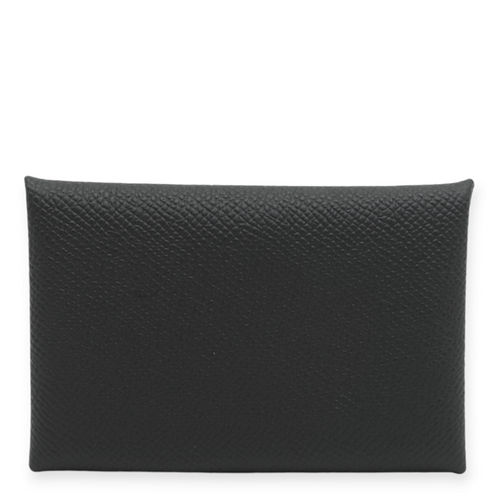 Calvi Black Card Holder in Epsom