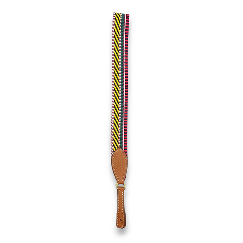 Sangle Cavale  70x2.5cm Multi-colour Strap in Evercolor Gold hardware C106905 2