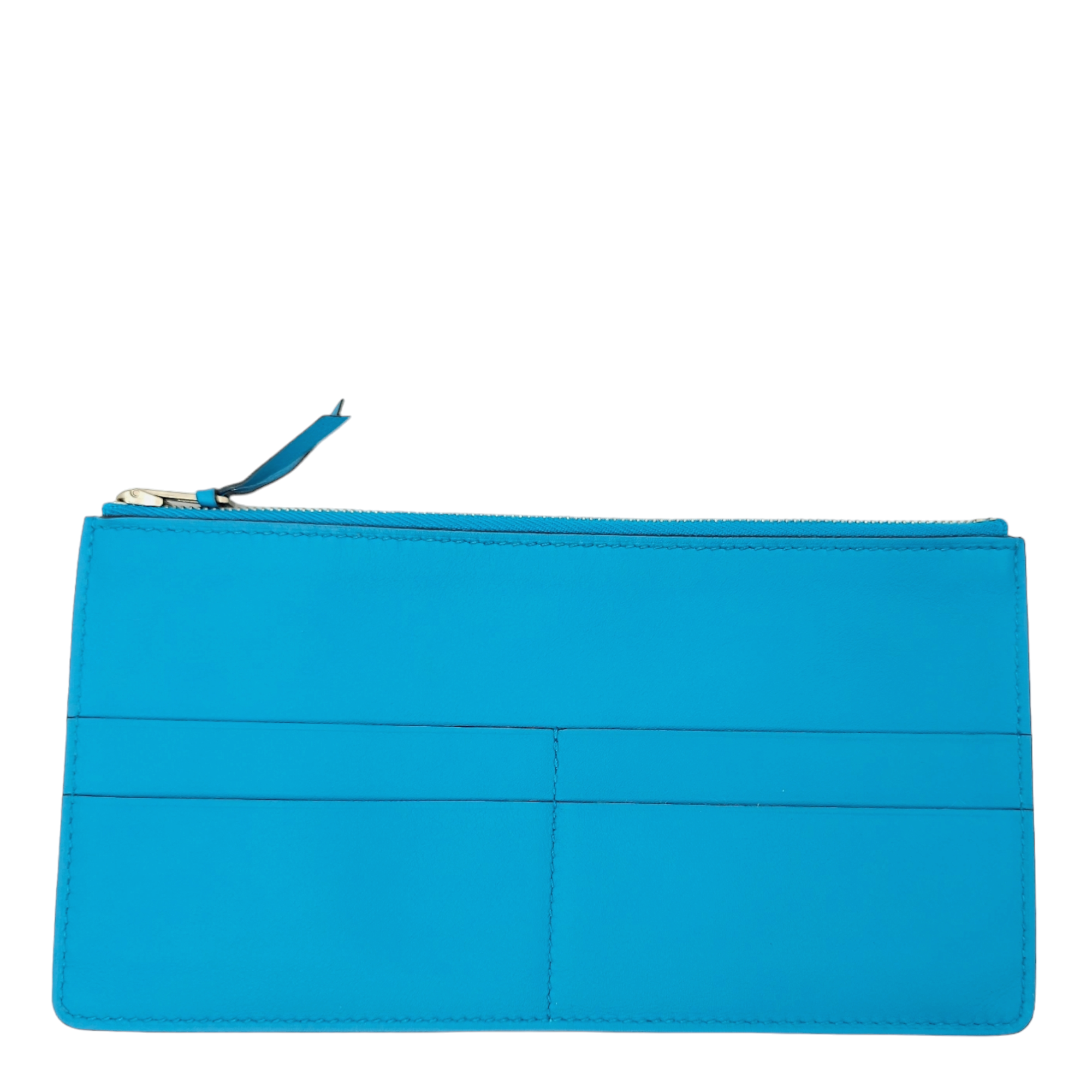 Jige Duo Blue Zanzibar Clutch in Swift, Palladium hardware