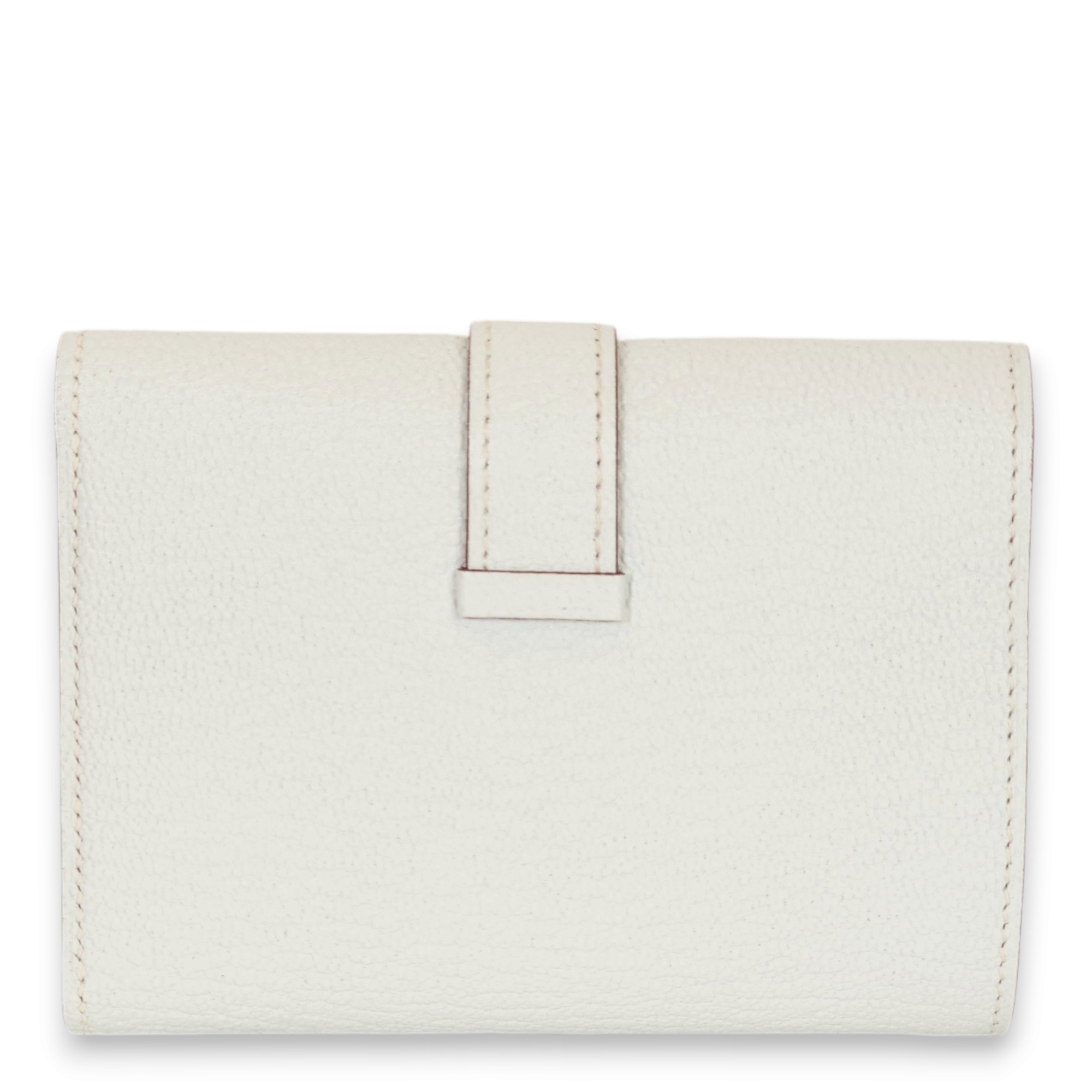 Bearn Combine Blue Brume Wallet in Chevre Mysore, Palladium hardware