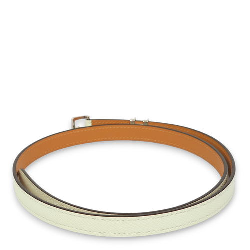 Pop H 75 Vert Fizz Belt in Epsom, Palladium hardware