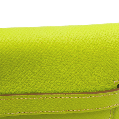 Kiwi/Vert Veronese Kelly Kiwi/Vert Veronese Wallet in Epsom, Palladium hardware