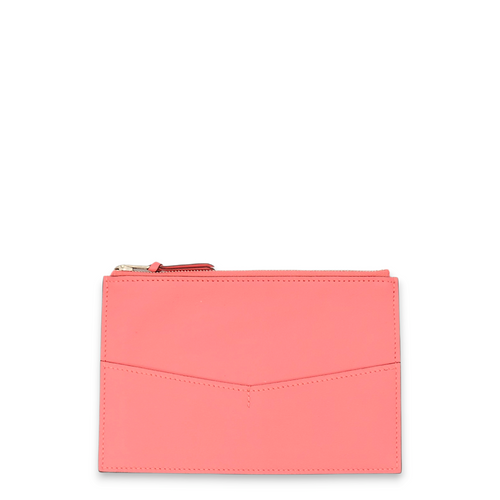 Envelope Trio Clutch Limel Rose Azalee / Blue Zanzibar Clutch in Swift